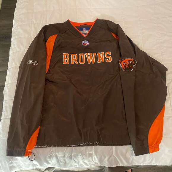 NFL Cleveland Browns Reebok Pullover Jacket XL - Picture 3 of 5